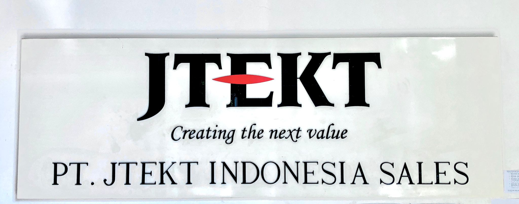 PT. JTEKT Indonesia Sales